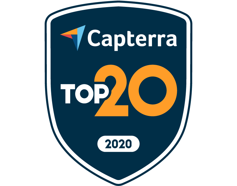 Capterra Top 20 for Expense Management Sep-2020