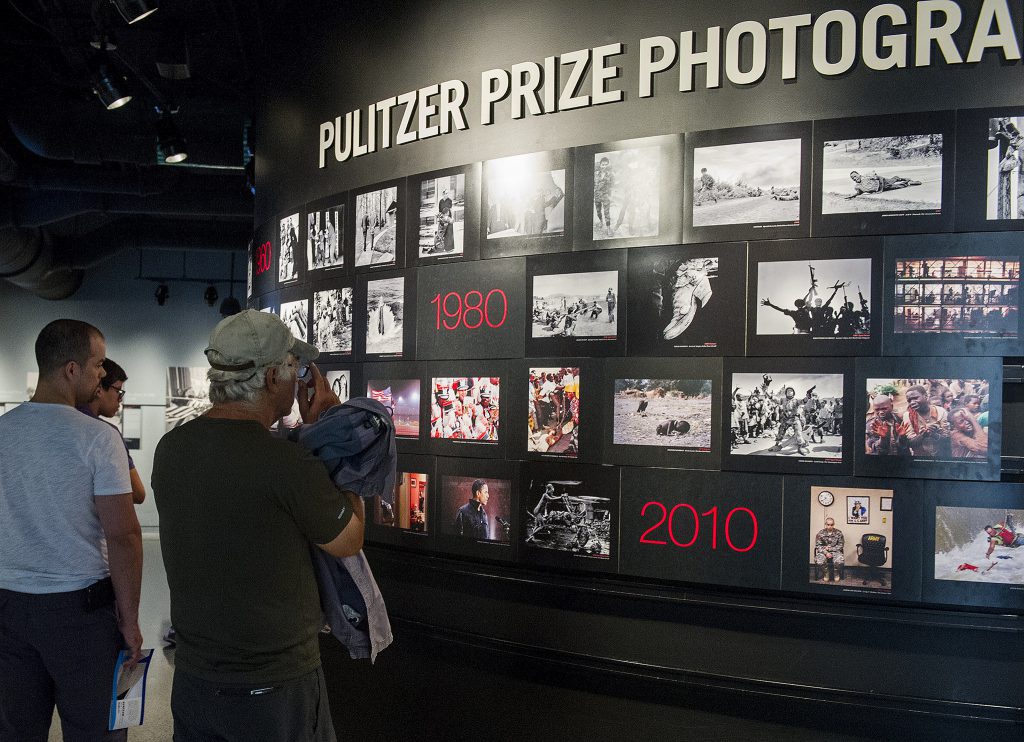 Check out the Pulitzer Prize Photographs Exhibit at the Newseum in Washington DC