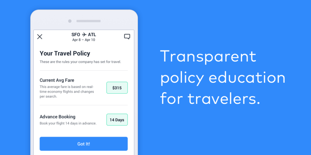 Transparent policy education for travelers