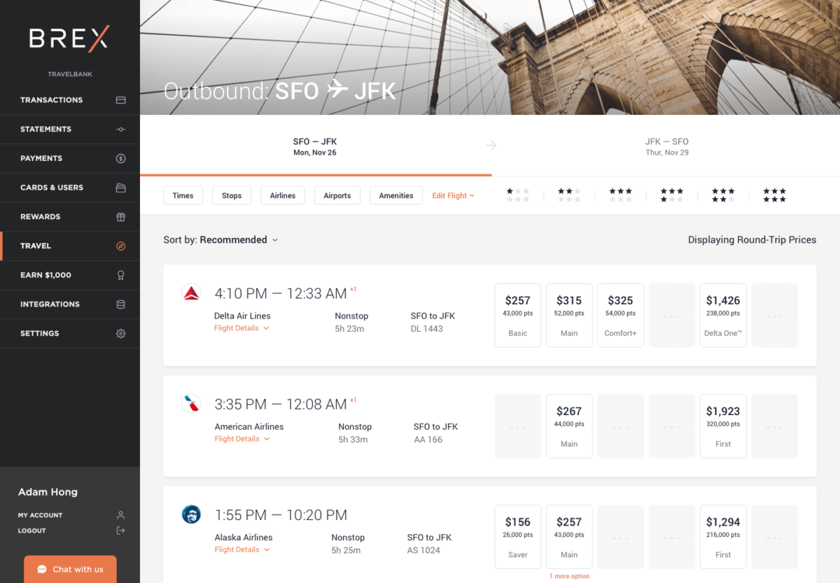 Next Generation Storefront for flight bookings