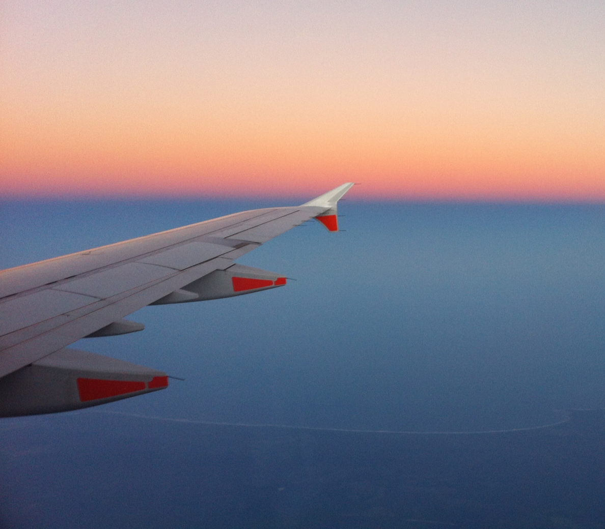 airplane in flight