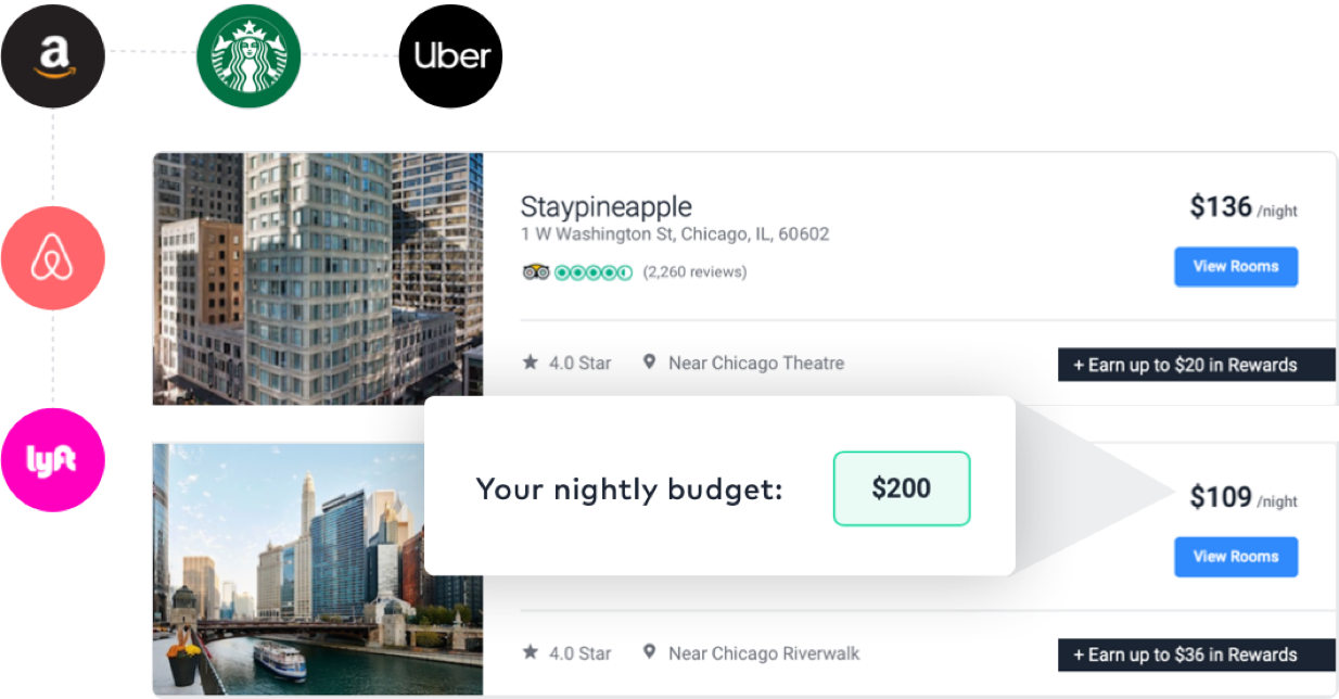 a screen shot of a web page with a picture of a city.