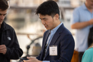 A man holding a cell phone.