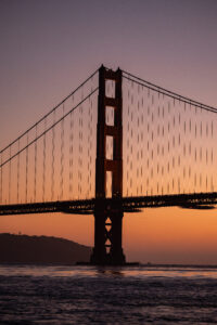 Golden gate bridge in san francisco, california.