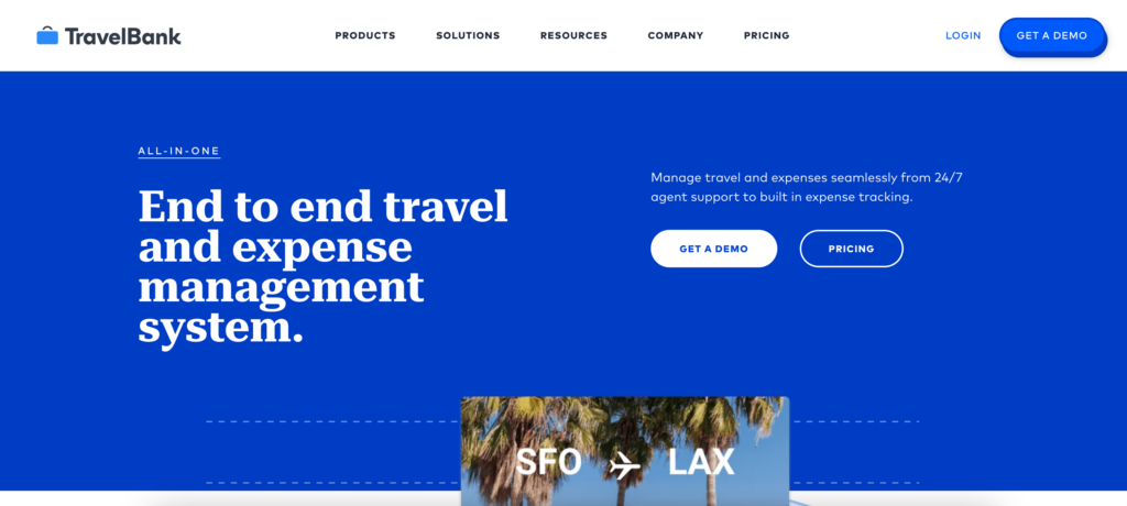Travelbook end-to-end travel and expense management system.